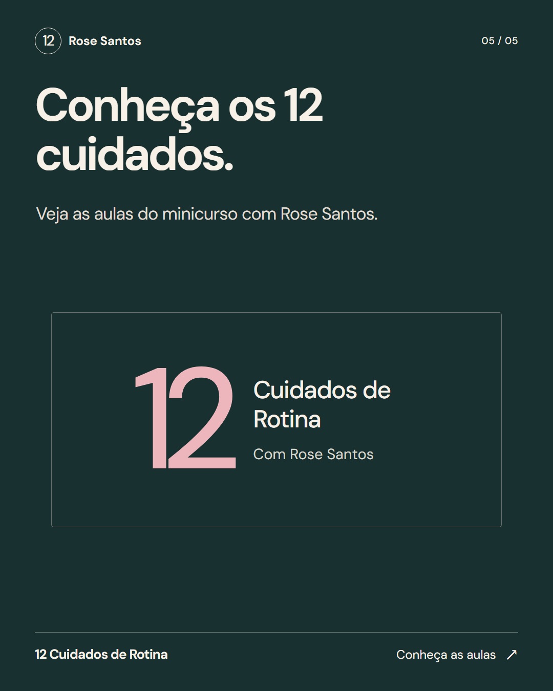 Os dois momentos da hidratação · Card 05 de 05