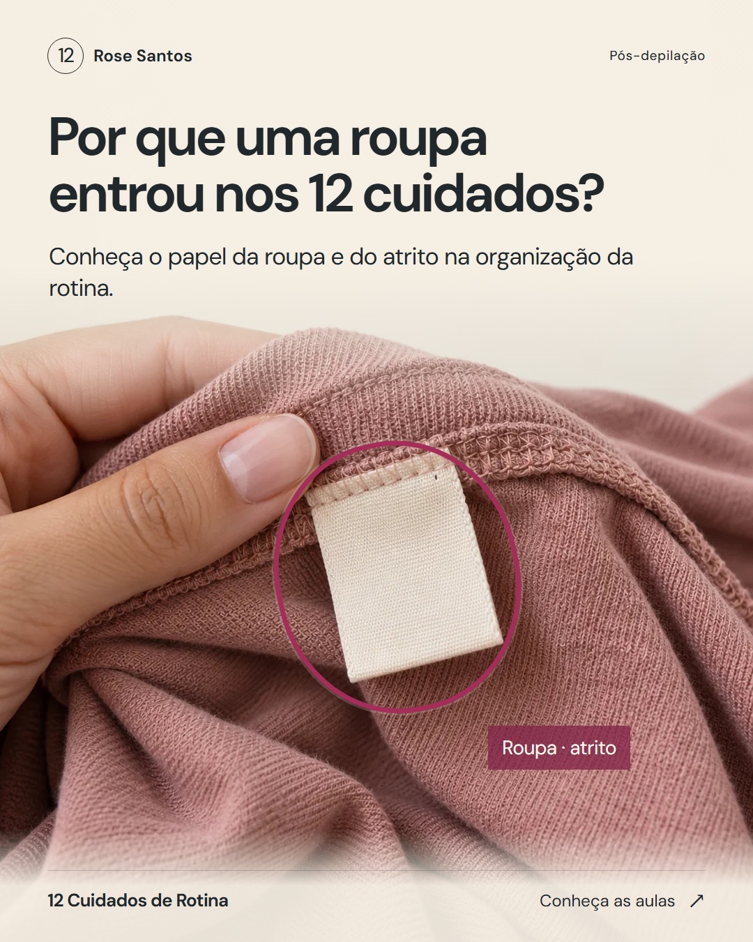 Uma etiqueta em close · Imagem única